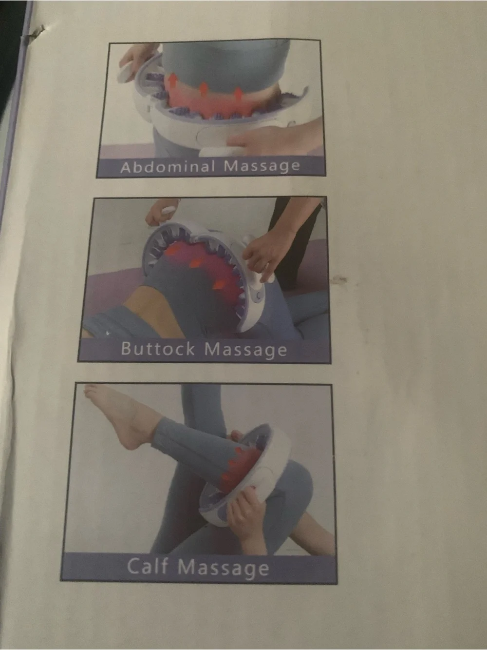 Multifunctional Purple Cellular Roller Massager - Brand